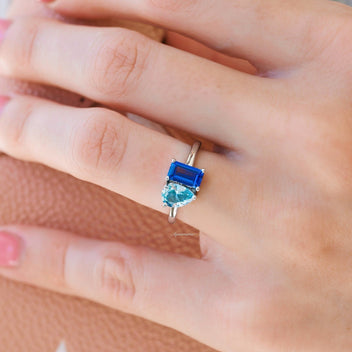 Aquamarine vs Sapphire Engagement Rings: The Complete Comparison