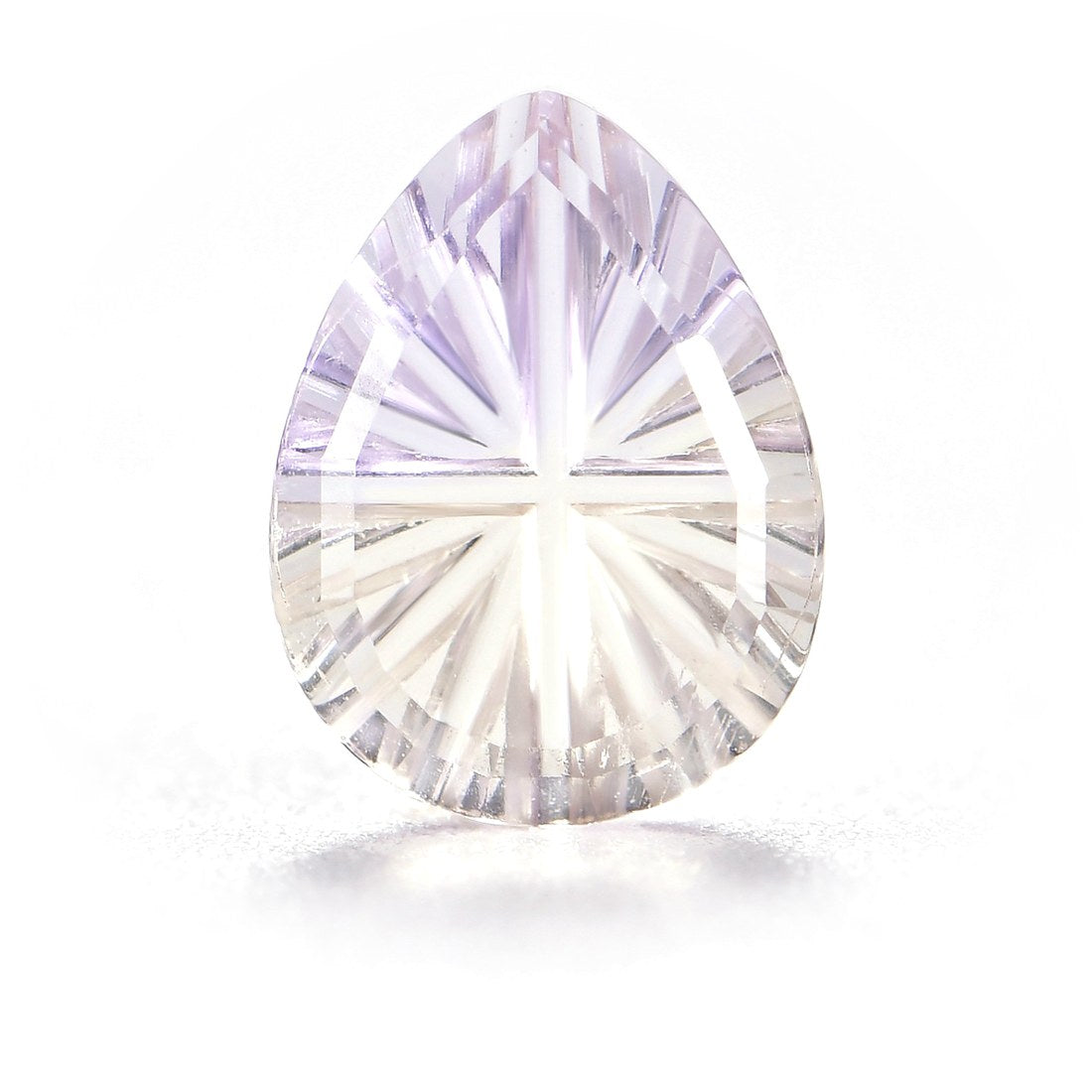 Faelight Cut natural ametrine pear loose gemstone