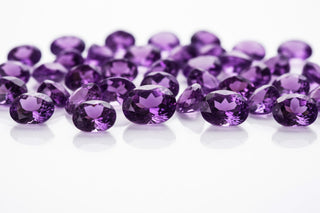Natural purple amethyst jewelry by Aquamarise, the stone of clarity and calm