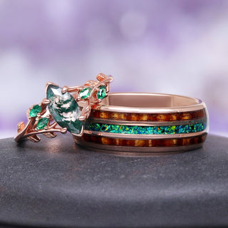 Moss Agate vs Diamond Rings: A Complete Comparison