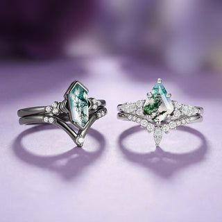 Moss Agate vs Diamond Engagement Rings - A Complete Comparison