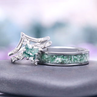 Nature-Inspired Couples Rings