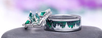 Moss Agate Rings & Jewelry
