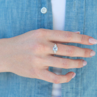 Emerald Cut Gemstone Jewelry