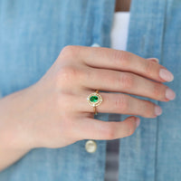 Emerald Engagement Rings