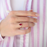 Ruby Engagement Rings