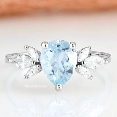 Gemstone engagement rings