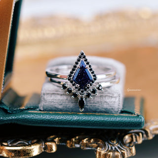 Starry Night Couples Ring Set