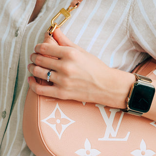 Alexandrite & Moonstone Ring in Sterling Silver