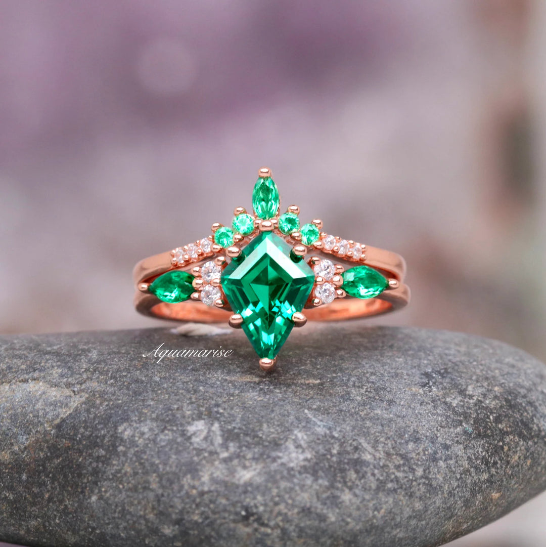 Skye Kite Emerald Couples Ring