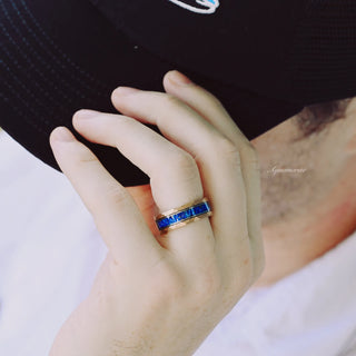 Skye Kite® Lapis Lazuli & Moonstone Couples Ring Set