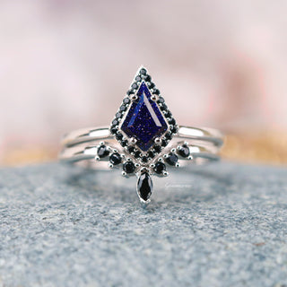 Starry Night Couples Ring Set