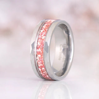 Teardrop Morganite Couples Ring Set