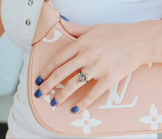 Skye Kite® Galaxy Herkimer Diamond Ring Set in Black Ruthenium