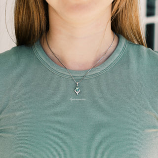 Skye Kite® Green Moss Agate Pendant Necklace in Sterling Silver