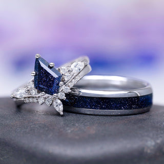 Skye Kite® Starry Night Couples Ring Set