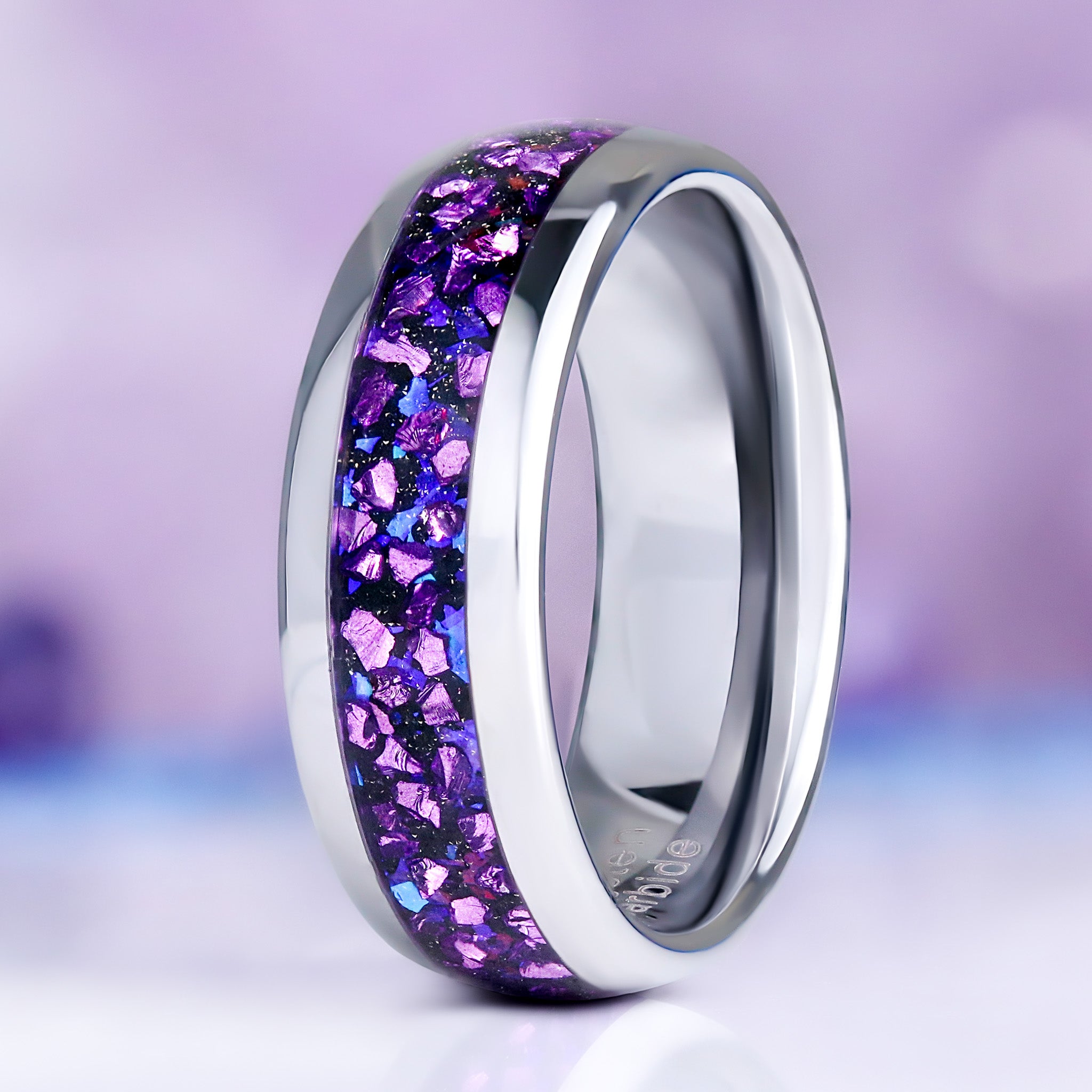 Galaxy Alexandrite and Fire Opal Couples Ring Set – Aquamarise
