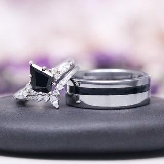 Skye Kite® Black Onyx Couples Ring Set
