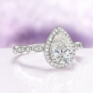 Lab-Grown Diamond Engagement Ring in 14K White Gold (IGI Certified)