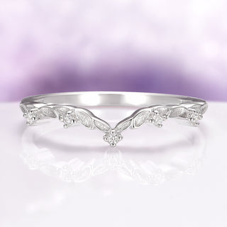 Minimalist Triangle Green Moss Agate Ring in Sterling Silver