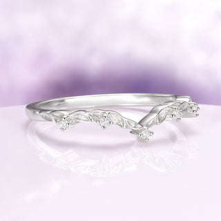 Minimalist Triangle Green Moss Agate Ring in Sterling Silver