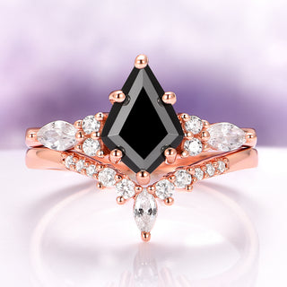 Skye Kite®  Black Onyx Ring Set in 14K Rose Gold Vermeil