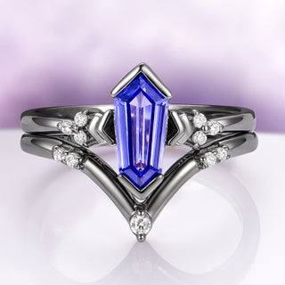 Orion Nebula™ & Tanzanite Couples Ring Set