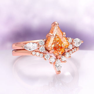 Skye Kite® Natural Sunstone Ring Set in 14K Rose Gold Vermeil