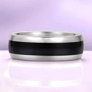 Elain Black Onyx Couples Ring Set