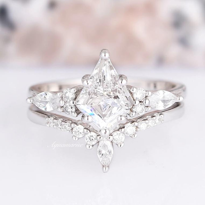 Skye Kite™ Diamond Engagement Ring Set- 14K White Gold