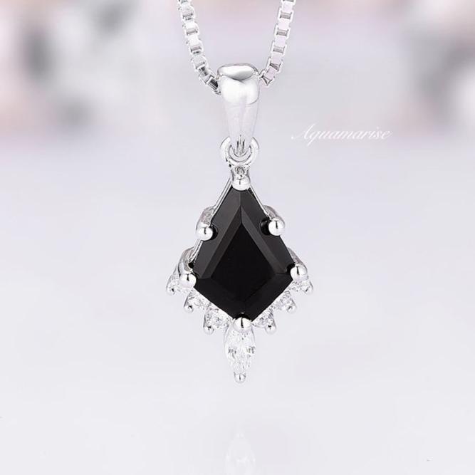 Skye Kite™  Kite Black Onyx Pendant Necklace- Sterling Silver