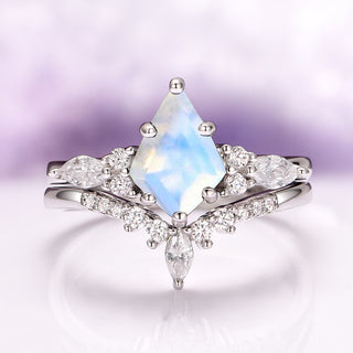 Skye Kite® Rainbow Moonstone Ring Set in Sterling Silver