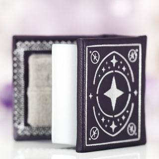 Night Court Handmade Leather Book Ring Box (Small)