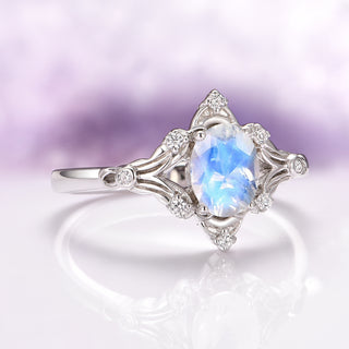 Maeve Moonstone Couples Ring Set