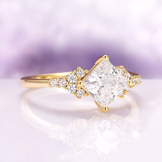 Ellie Lab-Grown Diamond Engagement Ring in Solid 14K Yellow Gold (IGI Certified)