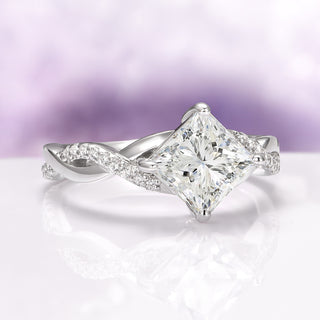 Sophia Lab-Grown Diamond Engagement Ring in 14K White Gold (IGI Certified)