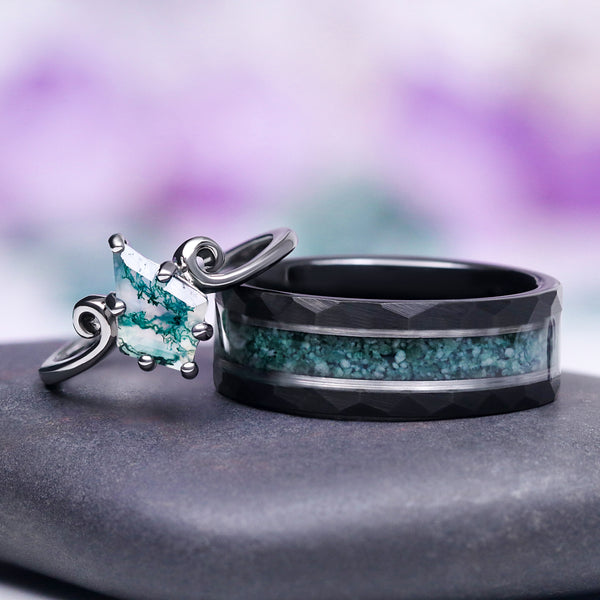 Gemstones 凛 The Bezel Maren Ring | 2.11 CT Oval Green Tourmaline – Lavender