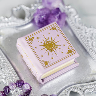 Dawn Court Leather Book Ring Box - Rose Glow Edition (Small)