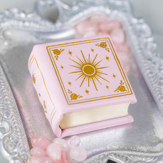 Dawn Court Leather Book Ring Box - Blushing Dawn Edition (Small)
