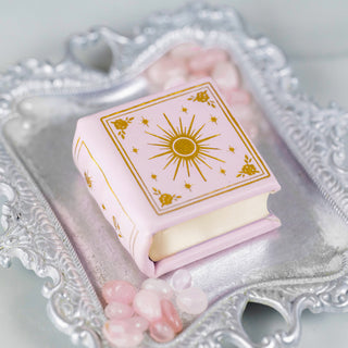 Dawn Court Leather Book Ring Box - Blushing Dawn Edition (Small)