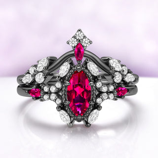 The engagement ring worn with the crown band alone, star band removed