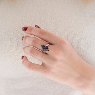 Starry Night Couples Ring Set