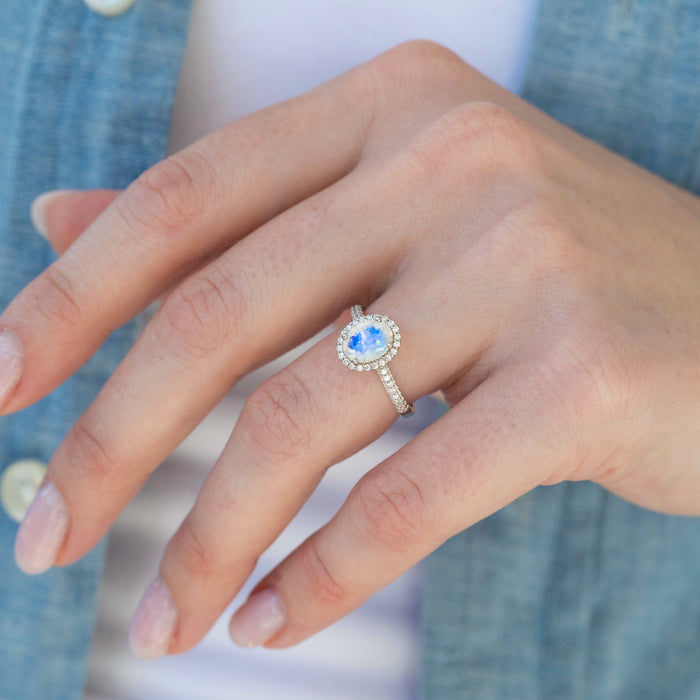 Moonstone Engagement Rings