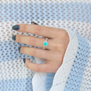 Lana Paraiba Tourmaline Ring- Sterling Silver
