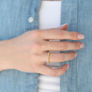 Unique vintage wedding band by Aquamarise