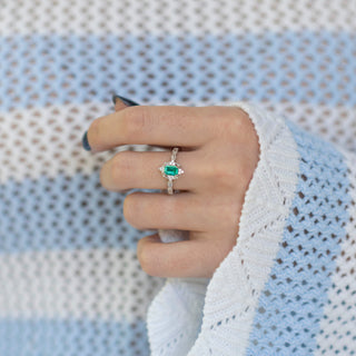 Vintage Paraiba Tourmaline Ring in Sterling Silver