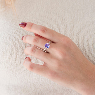 Sophia Twisted Vine Alexandrite Ring in Sterling Silver