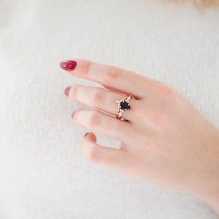 Skye Kite®  Black Onyx Ring Set in 14K Rose Gold Vermeil