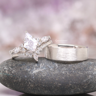 Skye Kite® Simulated Diamond Couples Ring Set