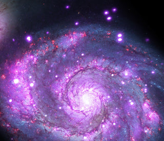 Feyra Starry Night & Amethyst Ring Set in 14K Rose Gold Vermeil